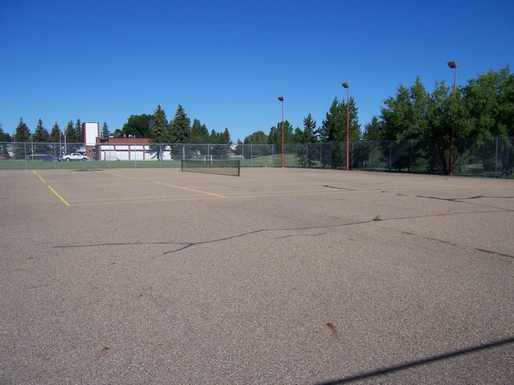 Before Picture Pickleball Courts