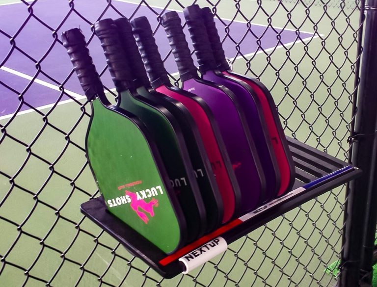 HDPE Pickleball Paddle Rack Tomko Sports